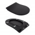 Унітаз підвісний Taurus Ultra Quiet 490х360х380 мм, Matt Black, з сидінням Slim Duroplast/ Soft-close/ Quick Release QT2433084EUQMB Qtap