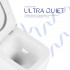 Унітаз підвісний Gemini Ultra Quiet 485×340×350 мм, White, з сидінням Slim Duroplast / Soft-close / Quick Release QTTAU26W49119 Qtap Унітаз підвісний Gemini Ultra Quiet 485×340×350 мм, White, з сидінням Slim Duroplast / Soft-close / Quick Release QTTAU26W49119 Qtap