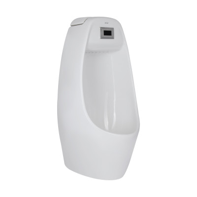 Пісуар підвісний Stork 350х310х685 мм, White з ІК-датчиком автоматичного змивання, заднє підведення, задній вихід QT1588102HW Qtap