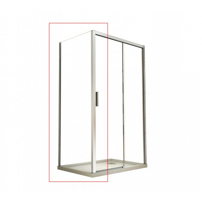 Панель бокова Actis 80x195 хромована блискуча