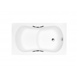 Ванна акрилова ARIA REHAB 120х70 без обудови і ніг / з отворами під ручки
