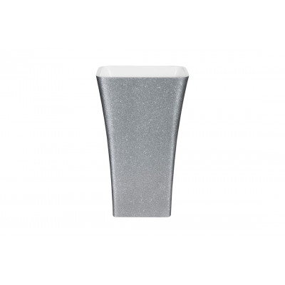 Умивальник вільностоячий ASSOS GLAM срібний 41х52 ретро Умивальник вільностоячий ASSOS GLAM срібний 41х52 ретро