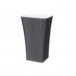 Умивальник вільностоячий ASSOS GLAM, колір графітовий 41х52 ретро