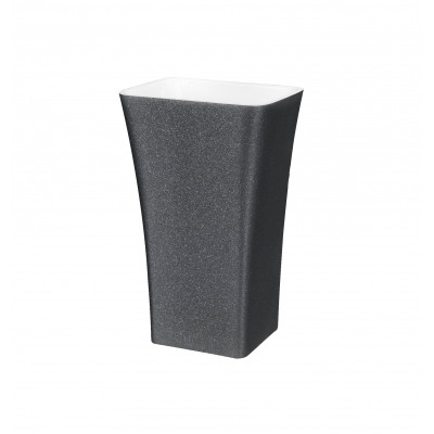 Умивальник вільностоячий ASSOS GLAM, колір графітовий 41х52 ретро Умивальник вільностоячий ASSOS GLAM, колір графітовий 41х52 ретро