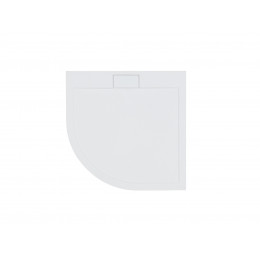 Піддон півкруглий AXIM UltraSlim 90х90 білий + сифон