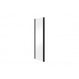 Панель бокова Duo Slide black 80x195 профіль чорний матовий, скло прозоре