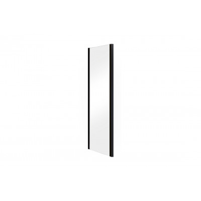 Панель бокова Duo Slide black 80x195 профіль чорний матовий, скло прозоре