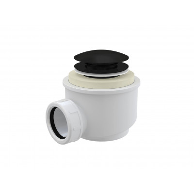 Злив до ванни клік-клак ретро, чорний матовий (OA-KKB) Злив до ванни клік-клак ретро, чорний матовий (OA-KKB)