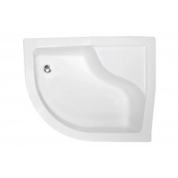 Піддон півкруглий MAXI 120x85х24/35 Р + ноги