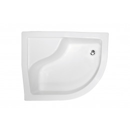 Піддон півкруглий MAXI 100x80х24/35 L лівий + ноги