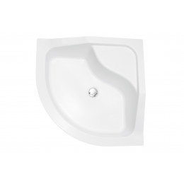 Піддон півкруглий OLIVER II 80x80x31,5 глибина 21, з сидінням + ноги Піддон півкруглий OLIVER II 80x80x31,5 глибина 21, з сидінням + ноги