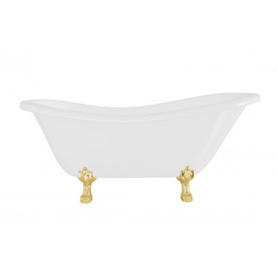 Ванна акрилова OTYLIA ретро 160х77 з ногами золото Ванна акрилова OTYLIA ретро 160х77 з ногами золото