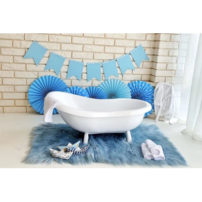 Ванна акрилова OTYLIA BABY ретро 85х47 з ногами білими Ванна акрилова OTYLIA BABY ретро 85х47 з ногами білими