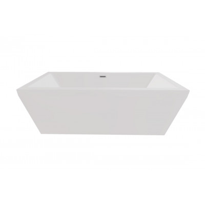 Ванна вільностояча VERA 170х75 з сифоном Alcaplast з тонким переливом з верхньою очисткою хром