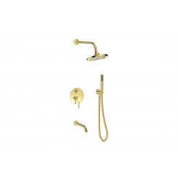 Душова система прихованого монтажу VEO (золото)