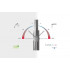 Змішувач до ванни вільностоячий VEO 3.0 ColdMode мідь брашована Змішувач до ванни вільностоячий VEO 3.0 ColdMode мідь брашована
