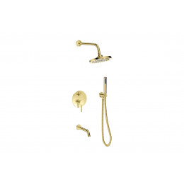 Душова система прихованого монтажу VEO (золото)