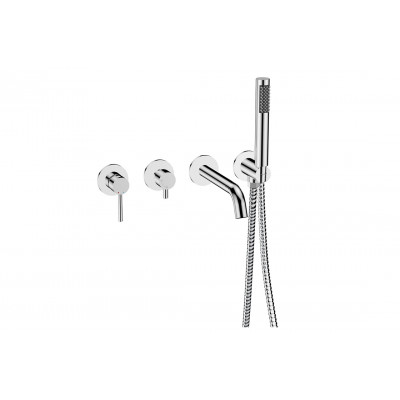 Змішувач до ванни на 4 отвори VEO, хром Змішувач до ванни на 4 отвори VEO, хром