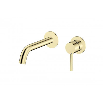 Змішувач до умивальника зі стіни VEO золото