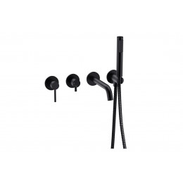 Змішувач до ванни на 4 отвори VEO, чорний мат Змішувач до ванни на 4 отвори VEO, чорний мат