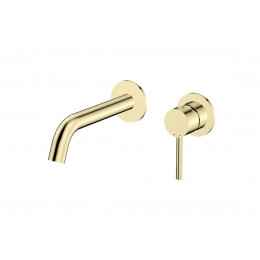 Змішувач до умивальника зі стіни VEO яскраве золото Змішувач до умивальника зі стіни VEO яскраве золото
