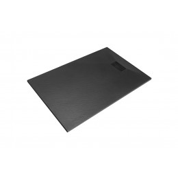 Піддон прямокутний VEXO 140х90 чорний + сифон