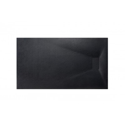 Піддон прямокутний VEXO BLACK 120х90 чорний + сифон
