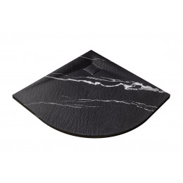 Піддон півкруглий VEXO 90х90 чорний мармур + сифон Піддон півкруглий VEXO 90х90 чорний мармур + сифон