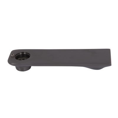Вилив (160х44х21,5) для душової системи Vlasta New Gunmetal Black PVD QTVLA16044215GMB49669 Qtap Вилив (160х44х21,5) для душової системи Vlasta New Gunmetal Black PVD QTVLA16044215GMB49669 Qtap