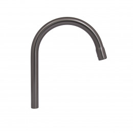 Вилив (280х240х24) для змішувача для кухні з висувним виливом Vlasta New Gunmetal Black PVD QTVLA28024024GMB49671 Qtap