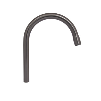 Вилив (280х240х24) для змішувача для кухні з висувним виливом Vlasta New Gunmetal Black PVD QTVLA28024024GMB49671 Qtap Вилив (280х240х24) для змішувача для кухні з висувним виливом Vlasta New Gunmetal Black PVD QTVLA28024024GMB49671 Qtap