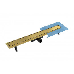 Лінійний душовий трап Virgo Gold Duo 80 Лінійний душовий трап Virgo Gold Duo 80