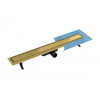 Лінійний душовий трап Virgo Gold Duo 80 Лінійний душовий трап Virgo Gold Duo 80