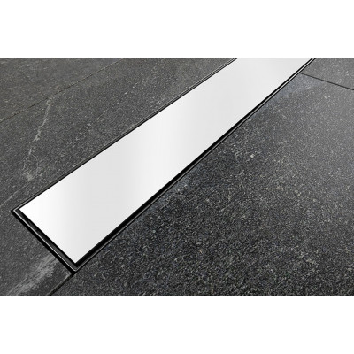 Лінійний душовий трап Virgo White 80 Лінійний душовий трап Virgo White 80