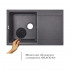 Мийка для кухні (BLA-03) 790x495/230 Lidz Мийка для кухні (BLA-03) 790x495/230 Lidz