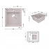 Мийка для кухні (MAR-07) 460х515/200 Lidz Мийка для кухні (MAR-07) 460х515/200 Lidz
