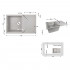 Мийка для кухні (GRA-09) 790x495/230 Lidz Мийка для кухні (GRA-09) 790x495/230 Lidz