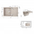Мийка для кухні (MAR-07) 790x495/230 Lidz Мийка для кухні (MAR-07) 790x495/230 Lidz