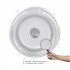 Мийка для кухні врізна 510-D, Satin, 0,8 мм LIDZ510DSAT Lidz
