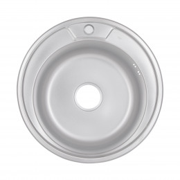 Мийка для кухні врізна 510-D, Micro Decor, 0,8 мм LIDZ510DEC Lidz