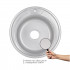 Мийка для кухні врізна 510-D, Micro Decor, 0,8 мм LIDZ510DEC Lidz