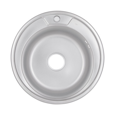 Мийка для кухні врізна 510-D, Micro Decor, 0,8 мм LIDZ510DEC Lidz