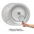 Мийка для кухні врізна 5745, Micro Decor, 0,8 мм LIDZ5745MDEC Lidz