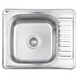 Мийка для кухні врізна 5848, Micro Decor, 0,8 мм LIDZ5848MDEC Lidz