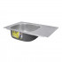 Мийка для кухні врізна 6642, Satin, 0,8 мм LIDZ664208SAT Lidz