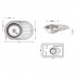 Мийка для кухні врізна 7750, Micro Decor, 0,8 мм LIDZ7750MDEC Lidz