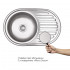 Мийка для кухні врізна 7750, Micro Decor, 0,8 мм LIDZ7750MDEC Lidz