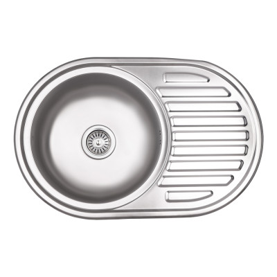 Мийка для кухні врізна 7750, Micro Decor, 0,8 мм LIDZ7750MDEC Lidz