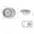 Мийка для кухні врізна 5745, Satin, 0,8 мм LIDZ5745SAT08 Lidz