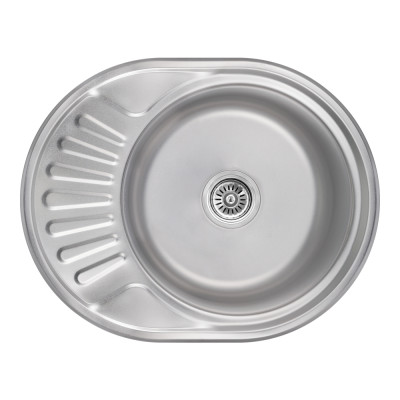 Мийка для кухні врізна 5745, Satin, 0,8 мм LIDZ5745SAT08 Lidz